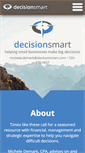 Mobile Screenshot of decisionsmart.com